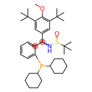 [S(R)]-N-[(R)-[3,5-二叔丁基-4-甲氧基苯基][2-(二环己基膦)苯基]甲基]-2-叔丁基亚磺酰胺