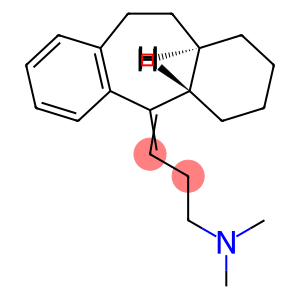 1-Propanamine, N,N-dimethyl-3-(1,2,3,4,4a,10,11,11a-octahydro-5H-dibenzo[a,d]cyclohepten-5-ylidene)-, trans- (9CI)