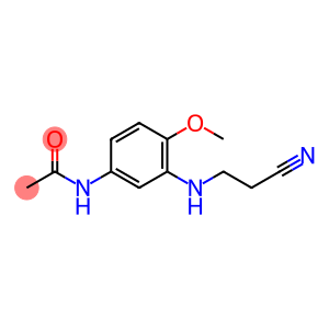 3-(N-氰乙基)氨基-4-甲氧基乙酰苯胺