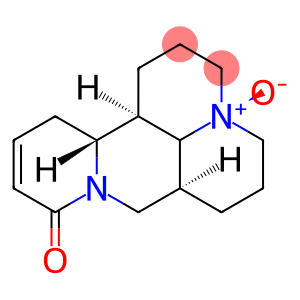 Matridin-15-one, 13,14-didehydro-, 1-oxide