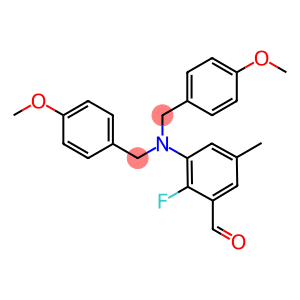 3-(双(4-甲氧基苄基)氨基)-2-氟-5-甲基苯甲醛