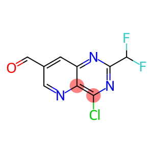 4-氯-2-(二氟甲基)吡啶并[3,2-D]嘧啶-7-甲醛