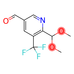 3-Pyridinecarboxaldehyde, 6-(dimethoxymethyl)-5-(trifluoromethyl)-