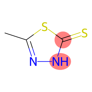2-Mercapto-5-methyl-1,3,4-thiadiazole, 5-Methyl-1,3,4-thiadiazole-2-thiol