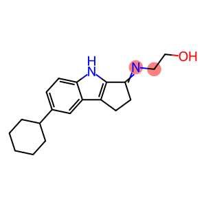 2-[(7-cyclohexyl-1,4-dihydrocyclopenta[b]indol-3(2H)-ylidene)amino]ethanol