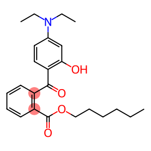 Benzoic acid, 2-(4-(diethylamino)-2-hydroxybenzoyl)-, hexyl ester
