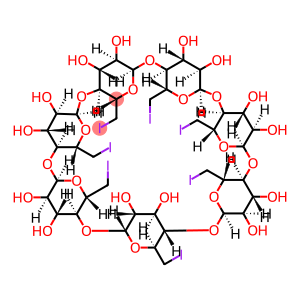 HEPTAKIS(6-IODO-6-DEOXY)-Β-CYCLODEXTRIN游离态