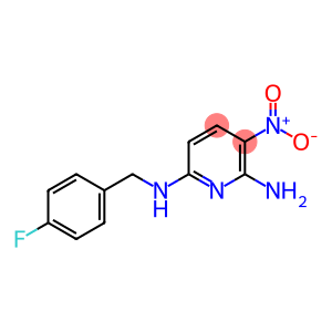 6-[[(4-Fluorophenyl)methyl]amino]-3-nitro-2-pyridinamine