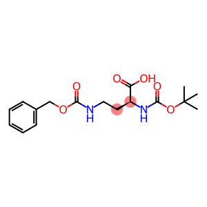 Butanoic acid, 2-[[(1,1-dimethylethoxy)carbonyl]amino]-4-[[(phenylmethoxy)carbonyl]amino]-, (2S)-