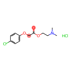 aceticacid,(4-chlorophenoxy)-,2-(dimethylamino)ethylester,hydrochloride