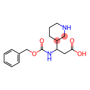 3-Piperidinepropanoic acid, .beta.-[[(phenylmethoxy)carbonyl]amino]-