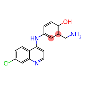 2-(氨基甲基)-4-[(7-氯-4-喹啉基)氨基]苯酚