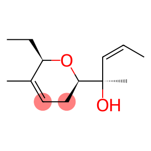 2H-Pyran-2-methanol,6-ethyl-3,6-dihydro-alpha,5-dimethyl-alpha-(1Z)-1-propenyl-,(alphaR,2R,6R)-(9CI)