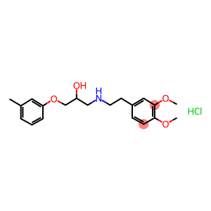 1-[(3,4-Dimethoxyphenethyl)amino]-3-(m-tolyloxy)-2-propanol hydrochloride