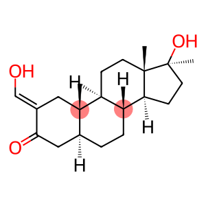 17β-羟基-2-羟亚甲基-17α-甲基-5α-雄甾(烷)-3-酮