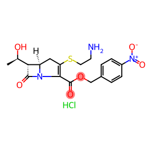 (5R,6S)-4-Nitrobenzyl-3-[(2-aminoethyl)thio]-6-[(1R)-1-hydroxyethyl]-1-azabicyclo[3.2.0]hept-2-ene-7-one-2-carboxylate hydrochloride