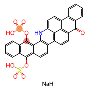 10,15-双(磺基氧基)蒽并[2,1,9-MNA]萘[2,3-H]吖啶-5(16H)-酮二钠盐