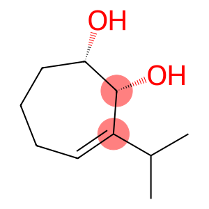 3-Cycloheptene-1,2-diol,3-(1-methylethyl)-,(1S,2R)-(9CI)