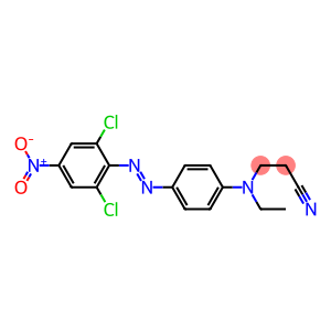 3-[{4-[(E)-(2,6-Dichloro-4-nitrophenyl)diazenyl]phenyl}(ethyl)ami no]propanenitrile