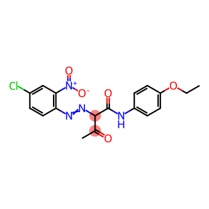 2-((4-氯-2-硝基苯基)偶氮)-N-(4-乙氧基苯基)-3-氧代丁酰胺