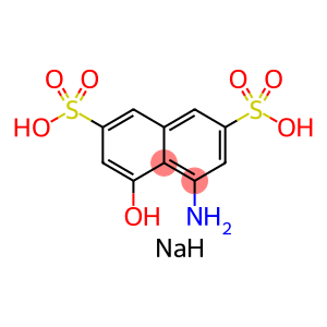 1-Amino-8-hydroxy-3,6-naphthalenedisulfonic acid, monosodium salt