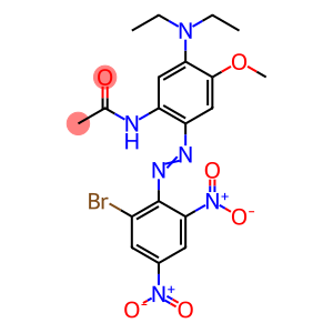 N-[2-[(2-bromo-4,6-dinitrophenyl)azo]-5-(diethylamino)-4-methoxyphenyl]acetamide