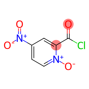 2-Pyridinecarbonyl chloride, 4-nitro-, 1-oxide (9CI)