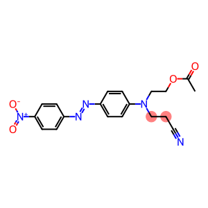 2-[N-(2-cyanoethyl)-4-[(4-nitrophenyl)diazenyl]anilino]ethyl acetate