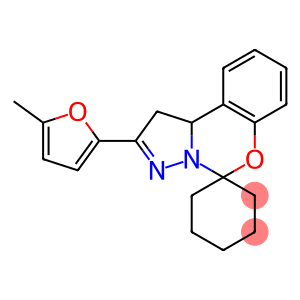 2-(5-methyl-2-furyl)-1,10b-dihydrospiro(pyrazolo[1,5-c][1,3]benzoxazine-5,1'-cyclohexane)