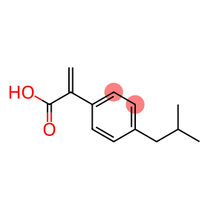 Benzeneacetic acid, α-methylene-4-(2-methylpropyl)-