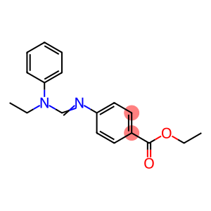 4-[[(ethylphenylamino)methylene]amino]-benzoicaciethylester