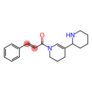 1,2,3,4-Tetrahydro-1-[(E)-1-oxo-3-phenyl-2-propenyl]-5-(2-piperidinyl)pyridine