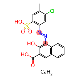 4-[(5-氯-4-甲基-2-磺酰苯基)偶氮]-3-羟基-2-萘甲酸钙