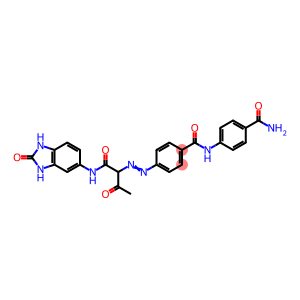 N-[4-(aminocarbonyl)phenyl]-4-[[1-[[(2,3-dihydro-2-oxo-1H-benzimidazol-5-yl)amino]carbonyl]-2-oxopropyl]azo]benzamide