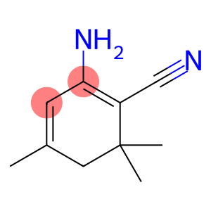 1,3-Cyclohexadiene-1-carbonitrile,  2-amino-4,6,6-trimethyl-
