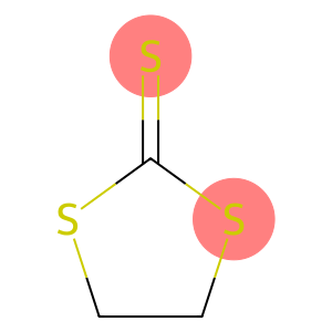 Cylic ethylene trithiocarbonate