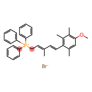 5-(4-methoxy-2,3,6-trimethylphenyl)-3-methyl-penta-2,4-diene-1-triphenylphosphonium bromide
