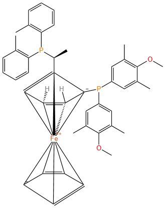 (S)-1-{(RP)-2-[双(4-甲氧基-3,5-二甲苯基)膦]二茂铁基}-乙基双(2-甲苯基)膦