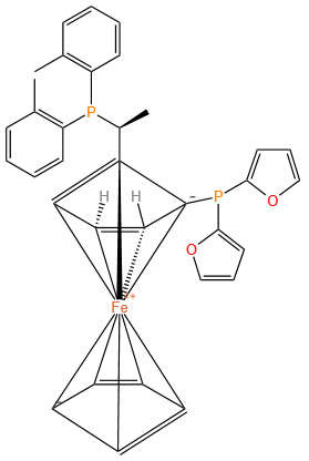 (S)-1-{(RP)-2-[二(2-呋喃基)膦基]二茂铁基}乙基双(2-甲苯基)膦