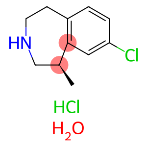 (R)-8-chloro-1-methyl-2,3,4,5-tetrahydro-1H-3-benzazepine hydrochloride hemihydrate
