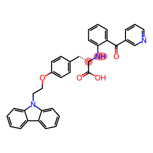 O-[2-(9H-Carbazol-9-yl)ethyl]-N-[2-(3-pyridinylcarbonyl)phenyl]-L-tyrosine