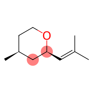 (+)-cis-roseoxide,cis-tetrahydro-4-methyl-2-(2-methyl-1-propenyl)-2H-pyran,(+)-cisroseoxide
