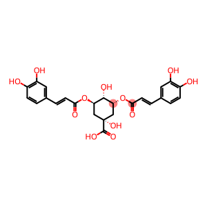 Cyclohexanecarboxylic acid,3,5-bis[[3-(3,4-dihydroxyphenyl)-1-oxo-2-propenyl]oxy]-1,4-dihydroxy-, [1R-[1a,3a(E),4a,5b(E)]]-