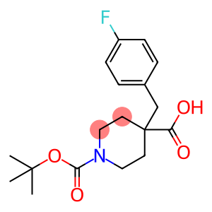 1,4-Piperidinedicarboxylic acid, 4-[(4-fluorophenyl)methyl]-, 1-(1,1-dimethylethyl) ester