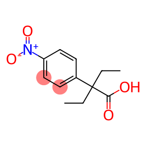 Benzeneacetic acid, α,α-diethyl-4-nitro-