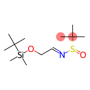 (S,E)-N-(2-((叔丁基甲基甲硅烷氧基)亚乙基)-2-甲基丙烷-2-亚磺酰胺