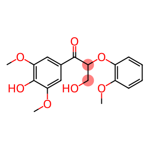 1-Propanone, 3-hydroxy-1-(4-hydroxy-3,5-dimethoxyphenyl)-2-(2-methoxyphenoxy)-