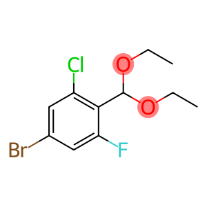5-Bromo-1-chloro-2-(diethoxymethyl)-3-fluorobenzene