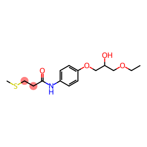 N-[4-(3-Ethoxy-2-hydroxypropoxy)phenyl]-3-(methylthio)propanamide