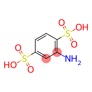2-aminobenzene-1,4-disulfonic acid